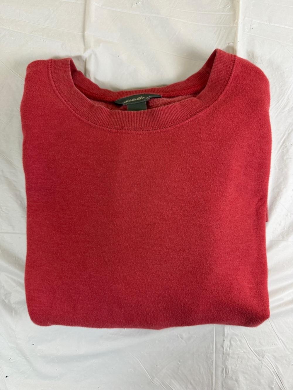 Eddie Bauer Women's Red Crewneck Sweater